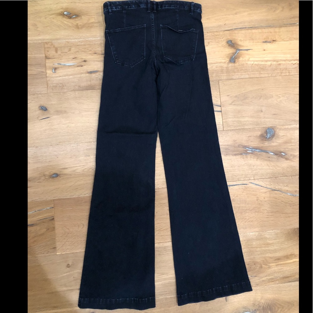 Madewell dark wash trouser jeans